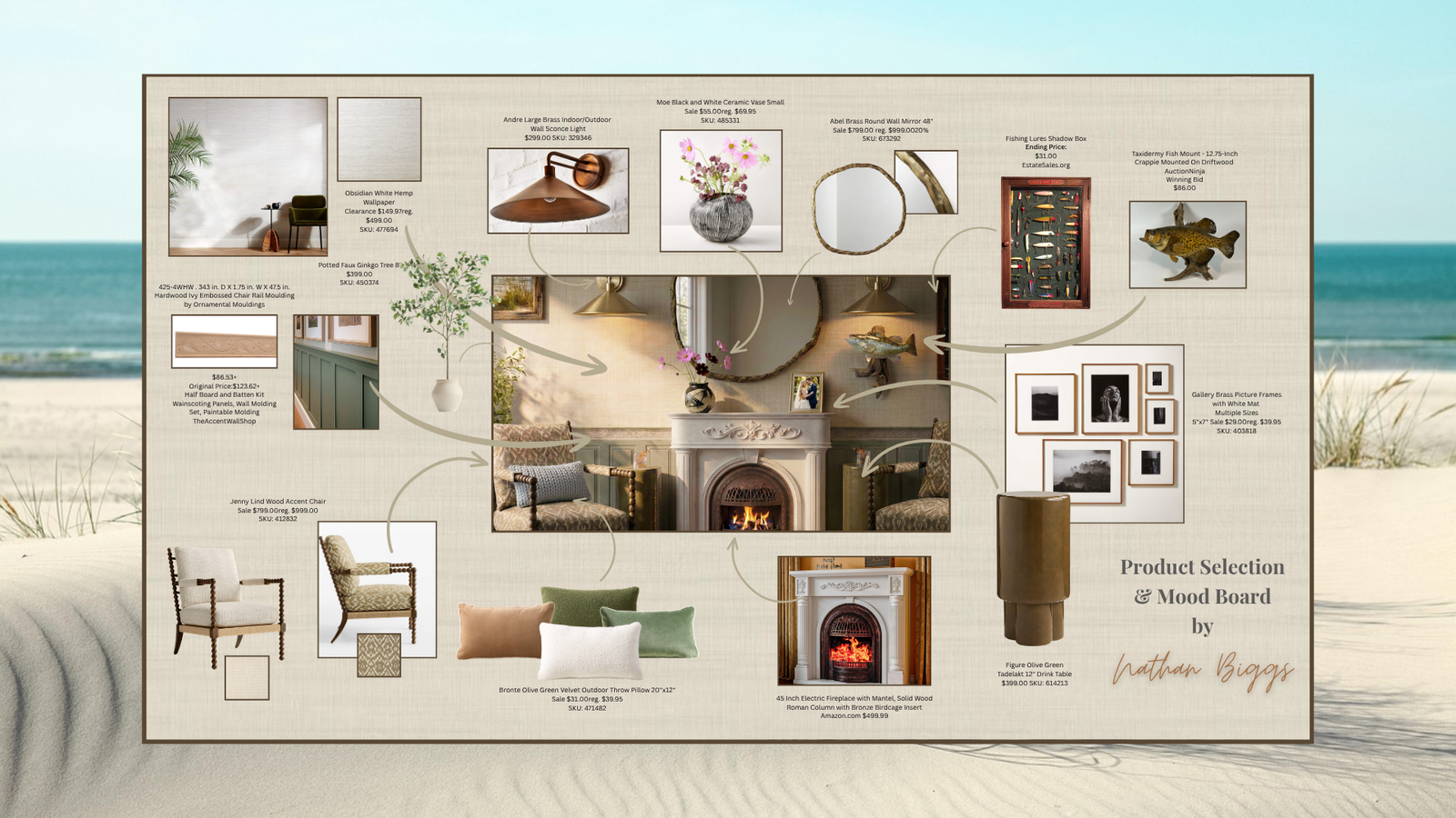 IVVONATE interior materials and furniture study